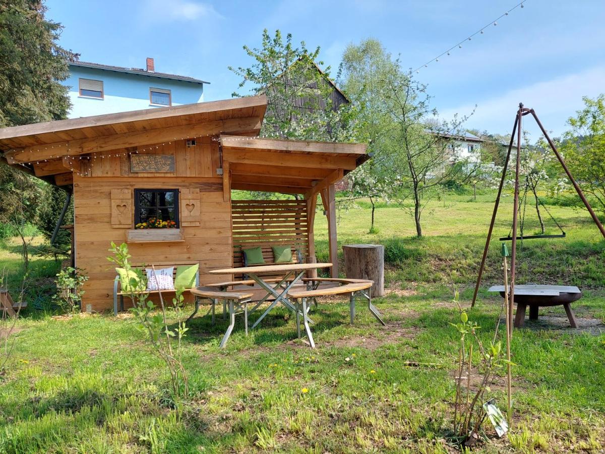 Ferienwohnungen Hof Heiderich Oberzent Esterno foto